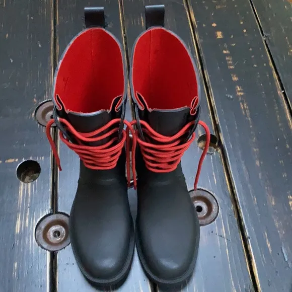 Rag &amp; Bone Ansel Lace Up Rain Boot