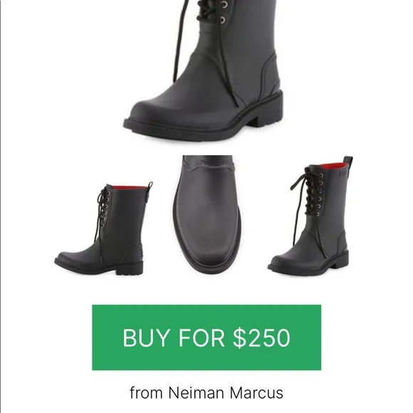 Rag &amp; Bone Ansel Lace Up Rain Boot