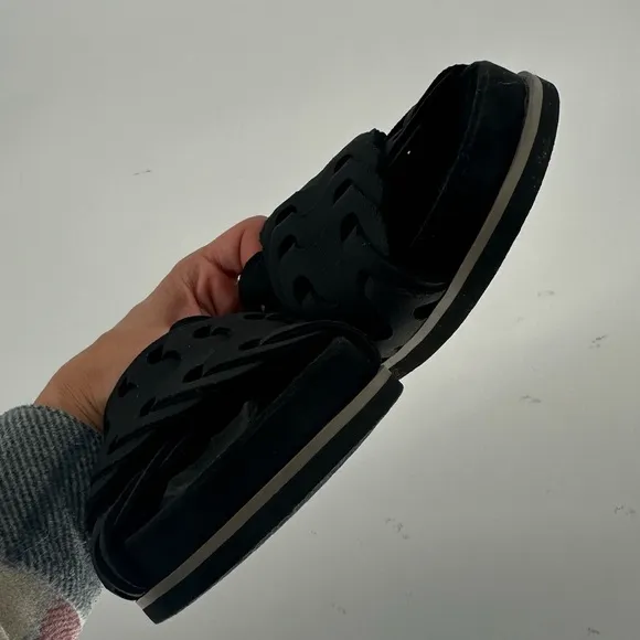 rag &amp; bone Bailey Sport Slides in Black