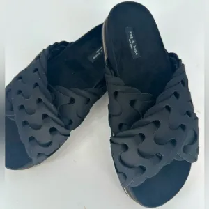 rag &amp; bone Bailey Sport Slides in Black