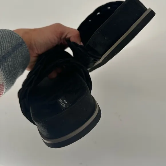 rag &amp; bone Bailey Sport Slides in Black