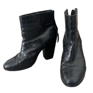 Rag &amp; Bone Faux Snakeskin Booties