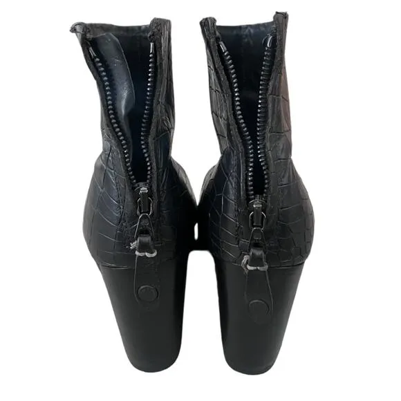 Rag &amp; Bone Faux Snakeskin Booties