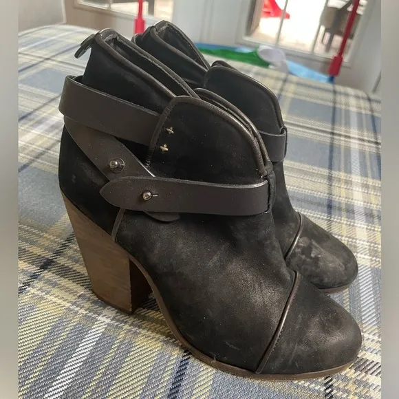 rag &amp; bone Harrow Nubuck Booties (5)