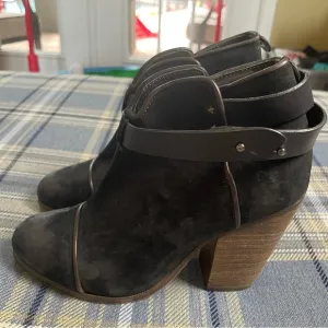 rag &amp; bone Harrow Nubuck Booties (5)