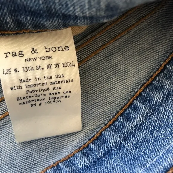 Rag &amp; Bone /Jean ..distressed jeans NWT