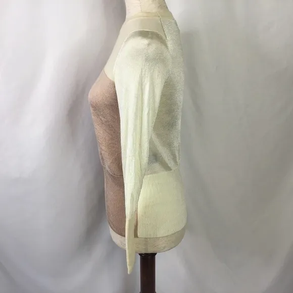 Rag &amp; Bone Sweater Size XS Marissa Color Block Lightweight Soft Pink Cream