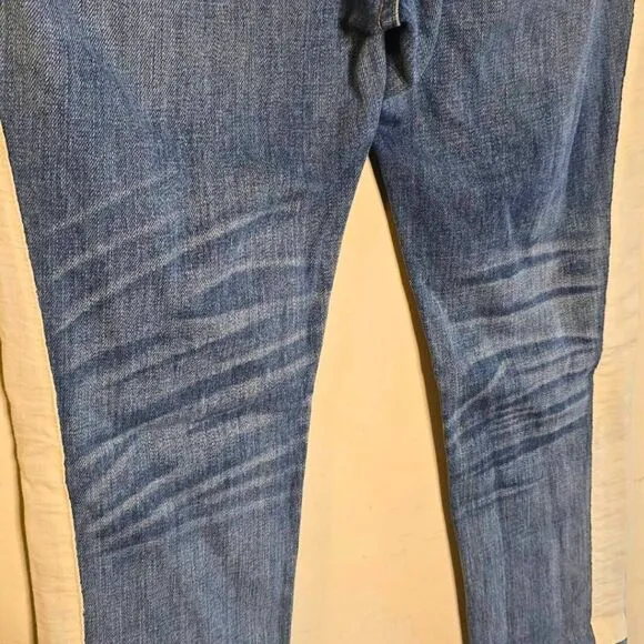 rag &amp; bone Womens 25 Relay Jeans Blue Skinny Ankle Zip Side Stripe Stretch Denim