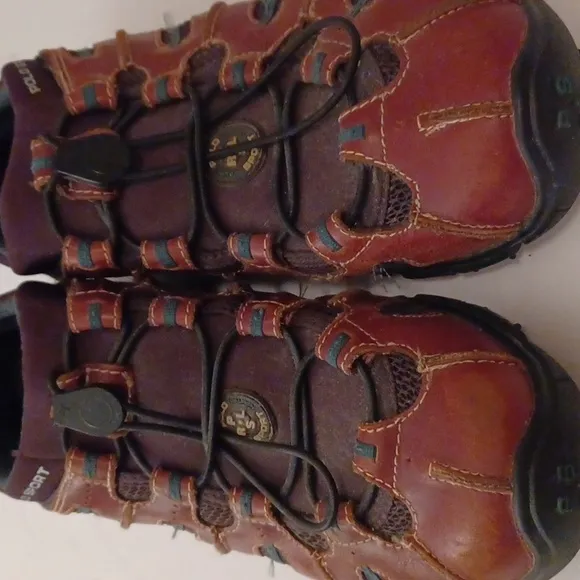 Ralph Lauren polo sport leather sneakers size 9 shoes brown