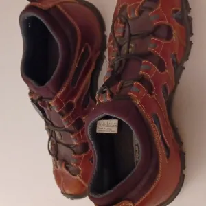 Ralph Lauren polo sport leather sneakers size 9 shoes brown