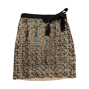 RARE J.Crew Collection Embellished | Size 4 | Beaded Party Skirt Festive Glam
