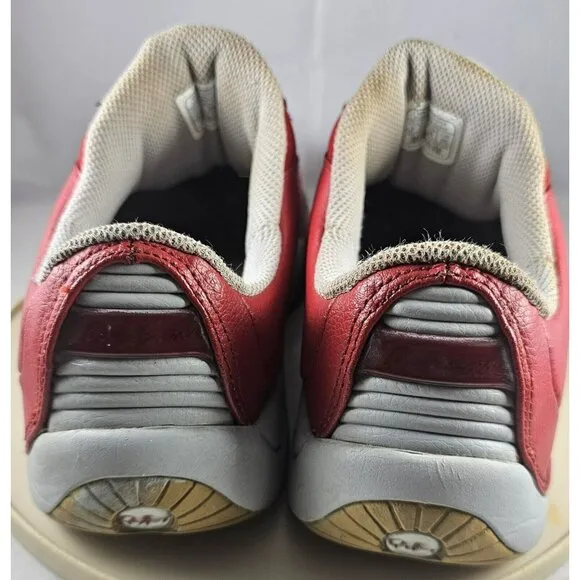 Rare Reebok 13 Men's Answer Red /Grey Slip-On Shoes  Size 7