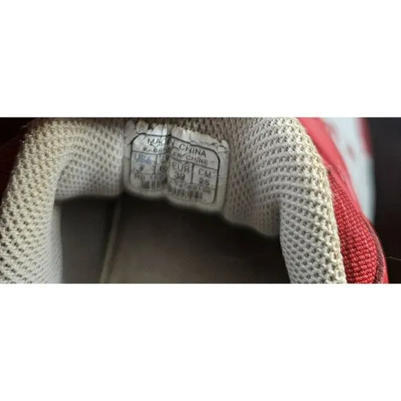 Rare Reebok 13 Men's Answer Red /Grey Slip-On Shoes  Size 7