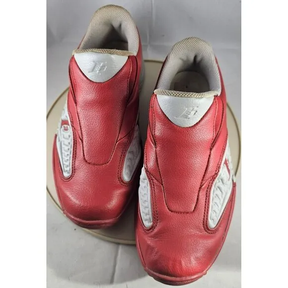 Rare Reebok 13 Men's Answer Red /Grey Slip-On Shoes  Size 7