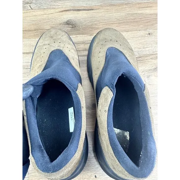 Rare Vintage Men's OAKLEY FLESH Tan Slip-On Shoe Walking Hiking Shoes Si…