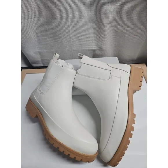 Rebecca Allen Women's The All Weather Boot Fashion, Cream, 9.5