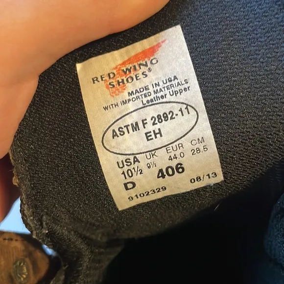 Red Wing 408 Waterproof Made in USA Boots