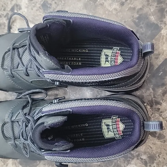 Red Wing Irish Setter Gray/Purple Rockford Hiking/Work Boots Women's Size 9