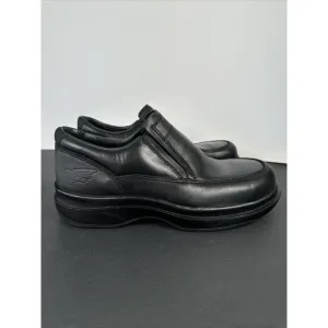 Red Wing Shoes 6646 Men’s 8 D Black Leather Steel Toe Safety Slip On (01/13)
