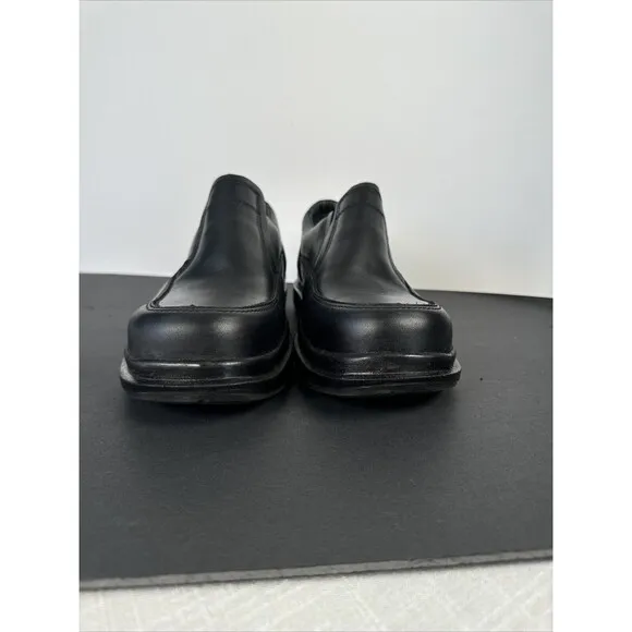 Red Wing Shoes 6646 Men’s 8 D Black Leather Steel Toe Safety Slip On (01/13)