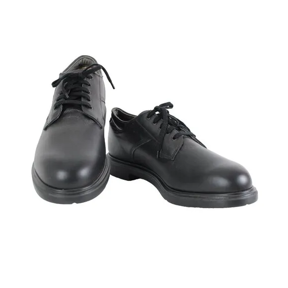 Red Wing Sz 15 D Black Lace Up Faux Leather Upper Fabric Inner USA Made Shoes
