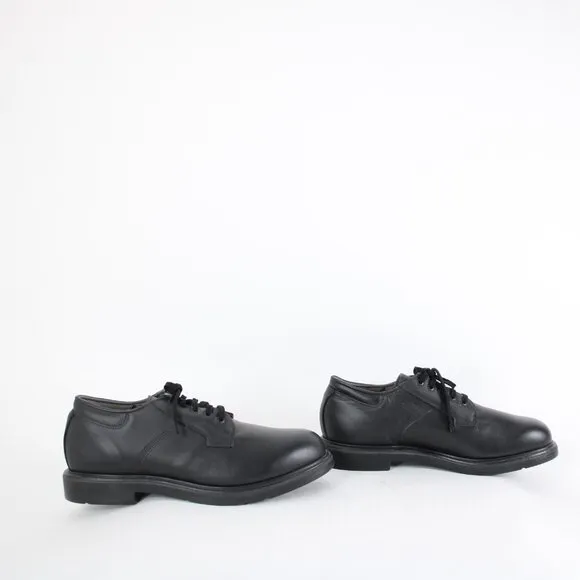 Red Wing Sz 15 D Black Lace Up Faux Leather Upper Fabric Inner USA Made Shoes