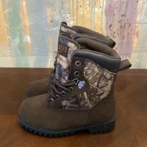 RedHead Waterproof Hunting Camo Winter Boots Youth 1M Lace Up NWT