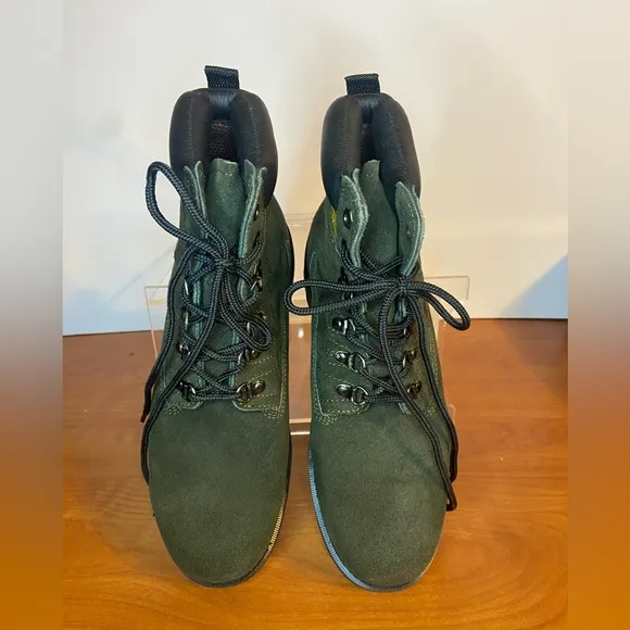 Redwoods Men's 5” Premium Oil Resist 8.5 E Olive Green Lace-Up Boots