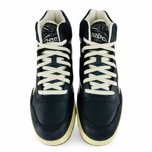 Reebok BB 4000 II Mid Black Grey Men's Shoes Sneakers 100201159