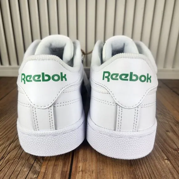 Reebok Club C 85 Mens Size 9 White Glen Green Sport Tennis Sneakers Shoes AR0456