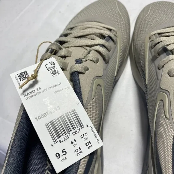 Reebok Nano X4 Training Sneakers – Men's 9.5 – Tan – New Without Box