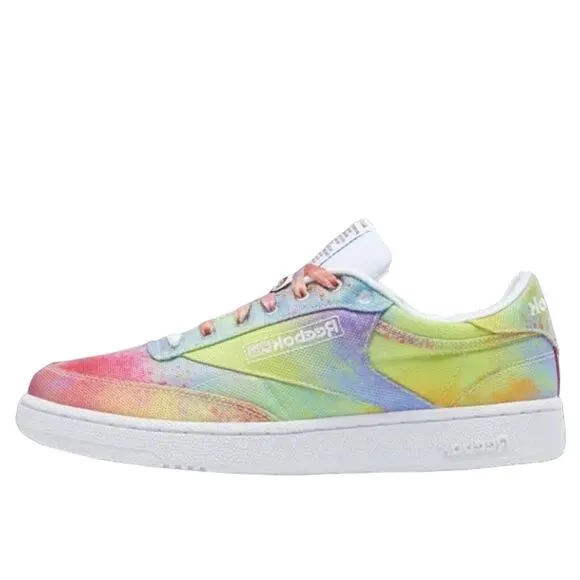 Reebok Shoes Unisex Size 9 Club C 85 FX4772 PRIDE LGBTQ Lifestyle Sneakers