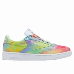 Reebok Shoes Unisex Size 9 Club C 85 FX4772 PRIDE LGBTQ Lifestyle Sneakers