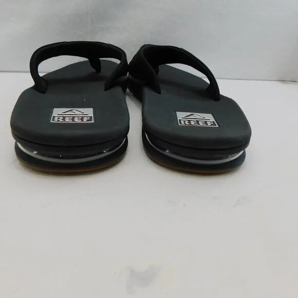 Reef Black Men's Fanning Flip Flop  with Bottle Opener Size 12 New
