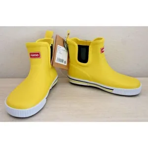 Reima 569399 Kids' Sz 11.5 Yellow Taika 2.0 Waterproof Rubber Wellies Rain Boots