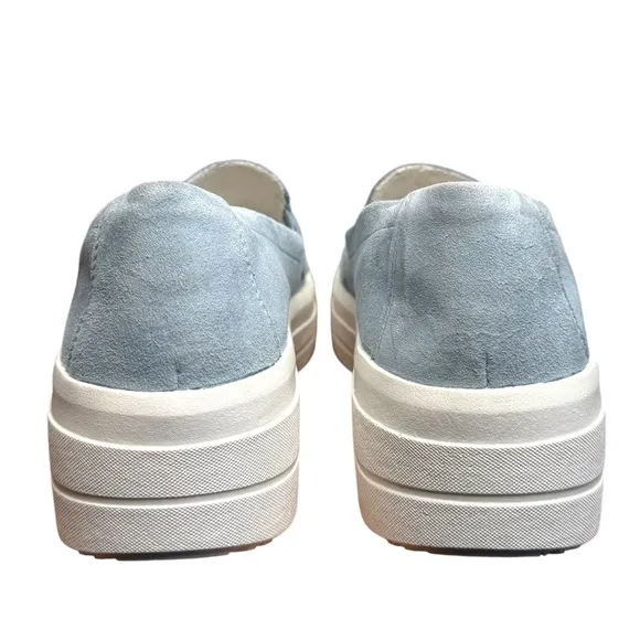Remote Soft Women's D1C05 Julika Light Blue Platform Loafers Shoes Size 40 8.5-9