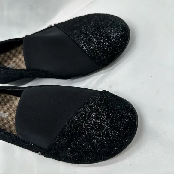 Revere Naples Black Midnight comfort slip on walking shoes size 12 Wide