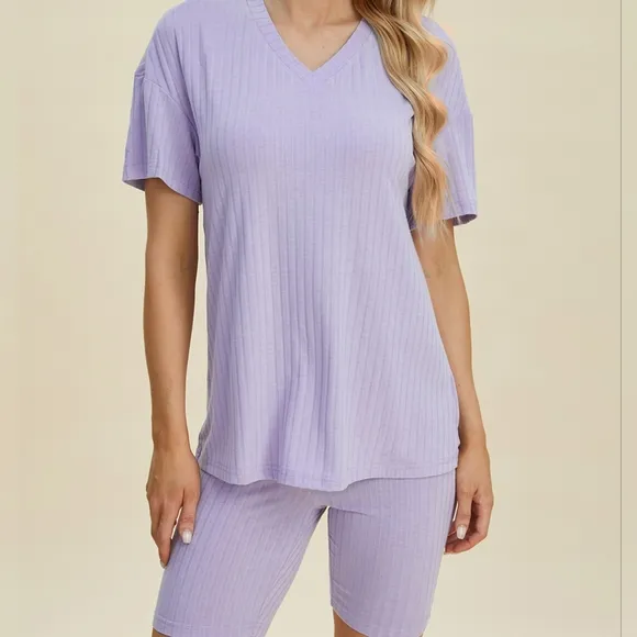 Ribbed Harmony Set - Lavander