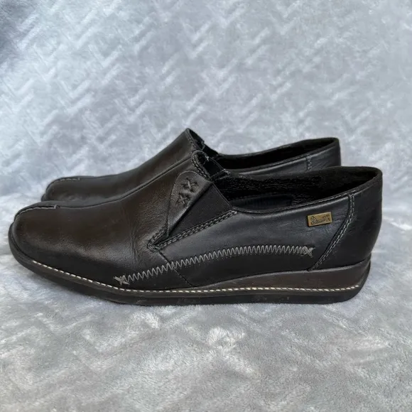 Rieker Antistress Slip On Daphne Shoes Black Women’s Size 37 (6.5 US)