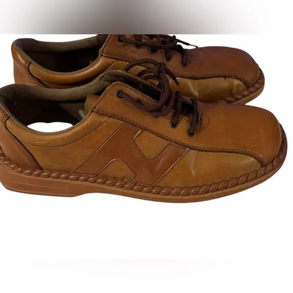 Rieker Brown Leather Comfort Shoes – EU 41 (Unisex)