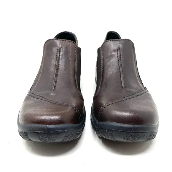 Rieker Leather Walking Shoes L7178-25, Brown