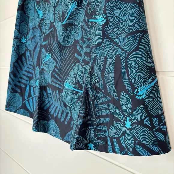 Ripskirt Hawaii Wrap Skirt in Maui Moonlight Mini Length Size Small