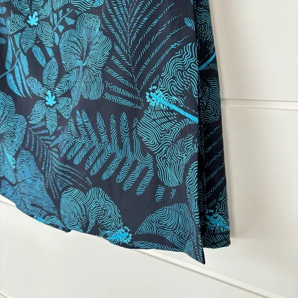 Ripskirt Hawaii Wrap Skirt in Maui Moonlight Mini Length Size Small