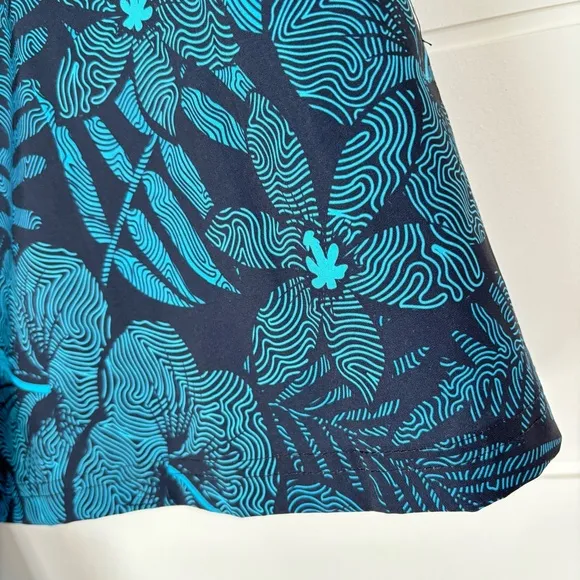 Ripskirt Hawaii Wrap Skirt in Maui Moonlight Mini Length Size Small