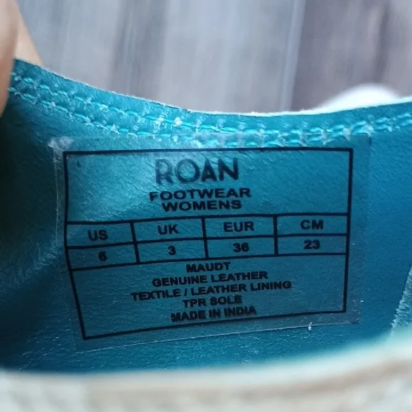 Roan By Bed Stu Women's Cream Tan Leather Sneakers