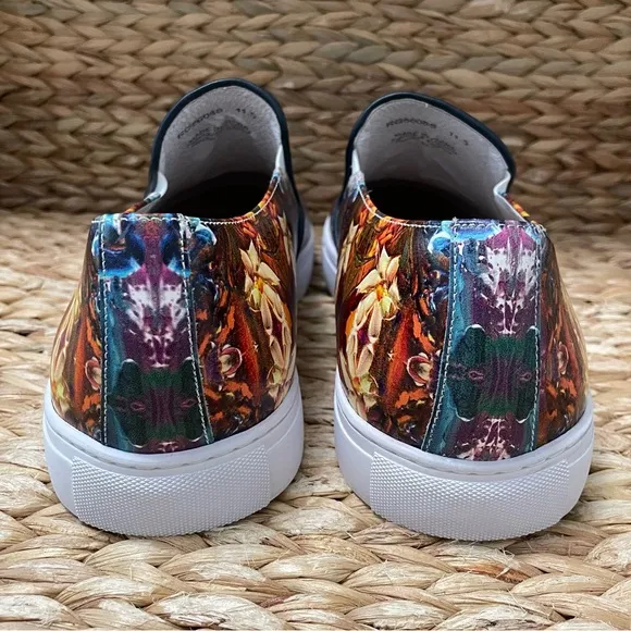 Robert Graham Morcilla Abstract Skull Slip On Shoes Mens 11.5