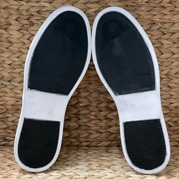 Robert Graham Morcilla Abstract Skull Slip On Shoes Mens 11.5