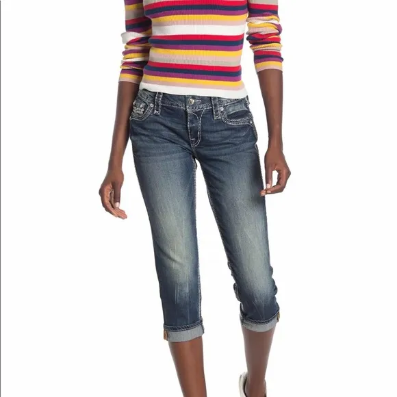 Rock Revival Easy Capri Jeans 29 30 31 32 33 34