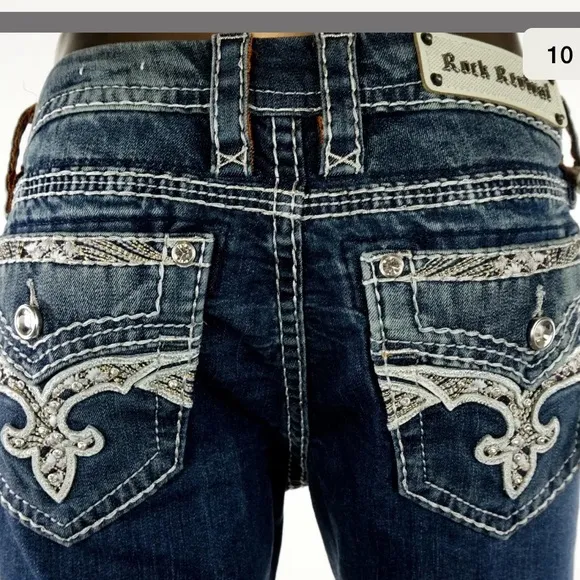 Rock Revival Easy Capri Jeans 29 30 31 32 33 34