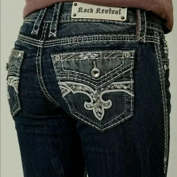 Rock Revival Easy Capri Jeans 29 30 31 32 33 34